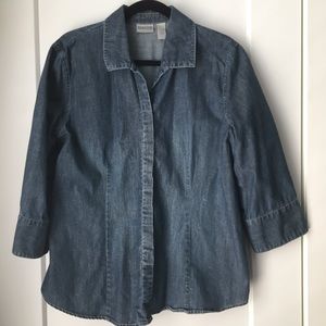 Chicos Denim Top